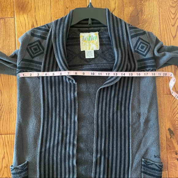 Billabong Black & Grey Open Cardigan - Picture 13 of 15